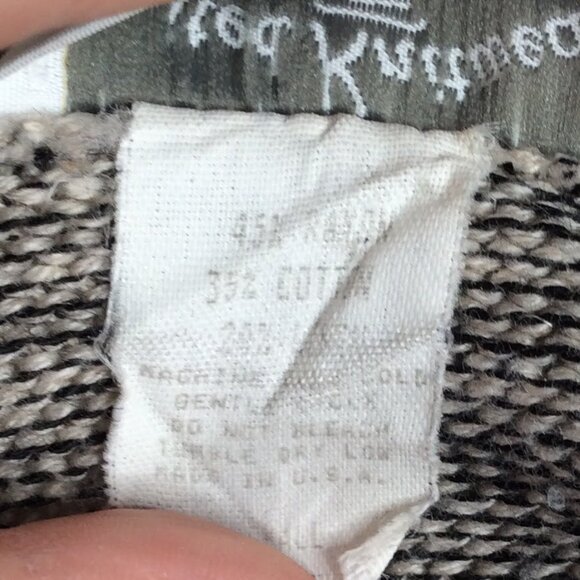 United Knitwear Co Cardigan Sweater Womens Size Small Beige Cotton Linen Blend - Picture 9 of 9